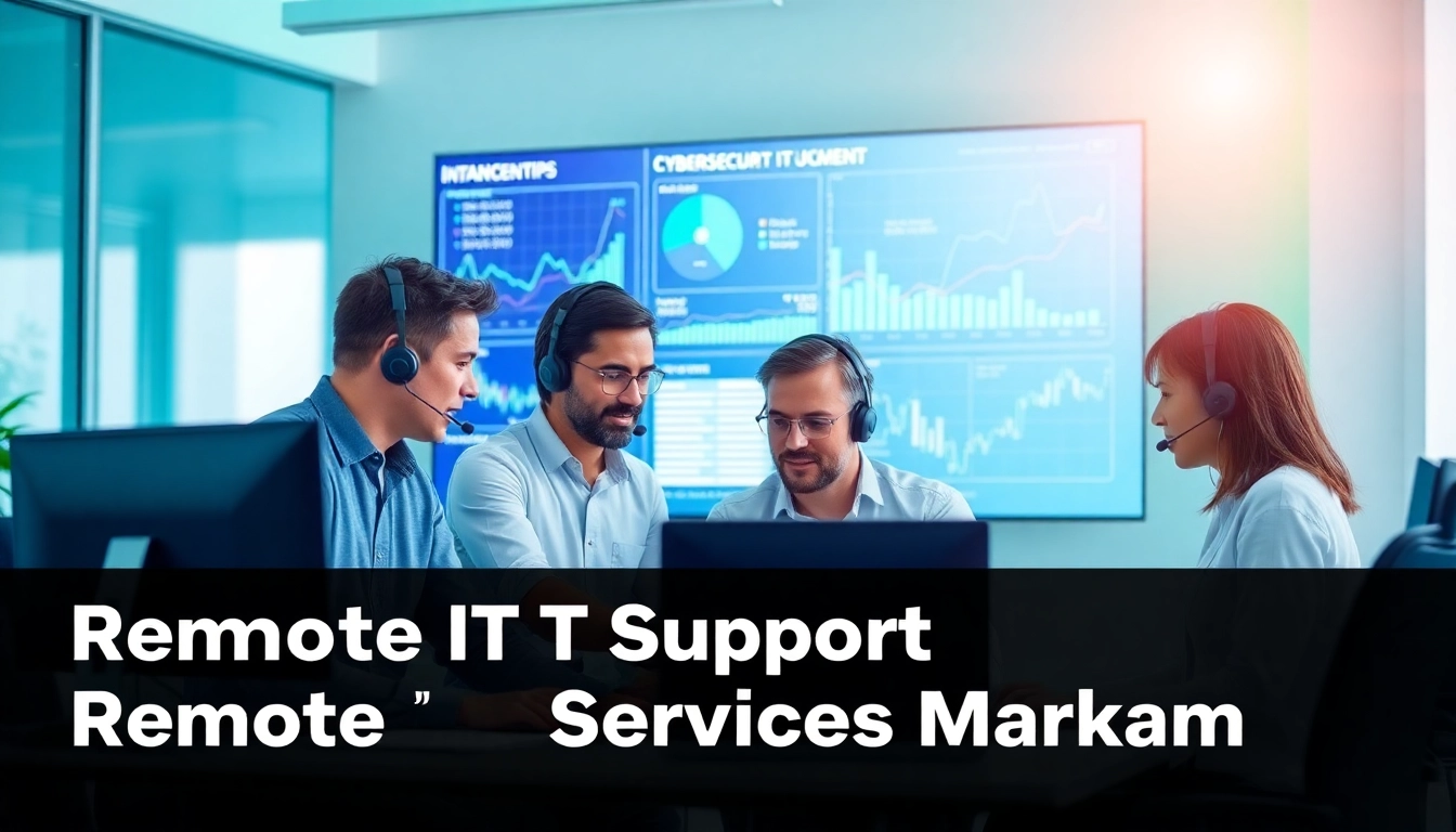 Showcasing a professional team engaged in Remote IT Support Services Markham troubleshooting.