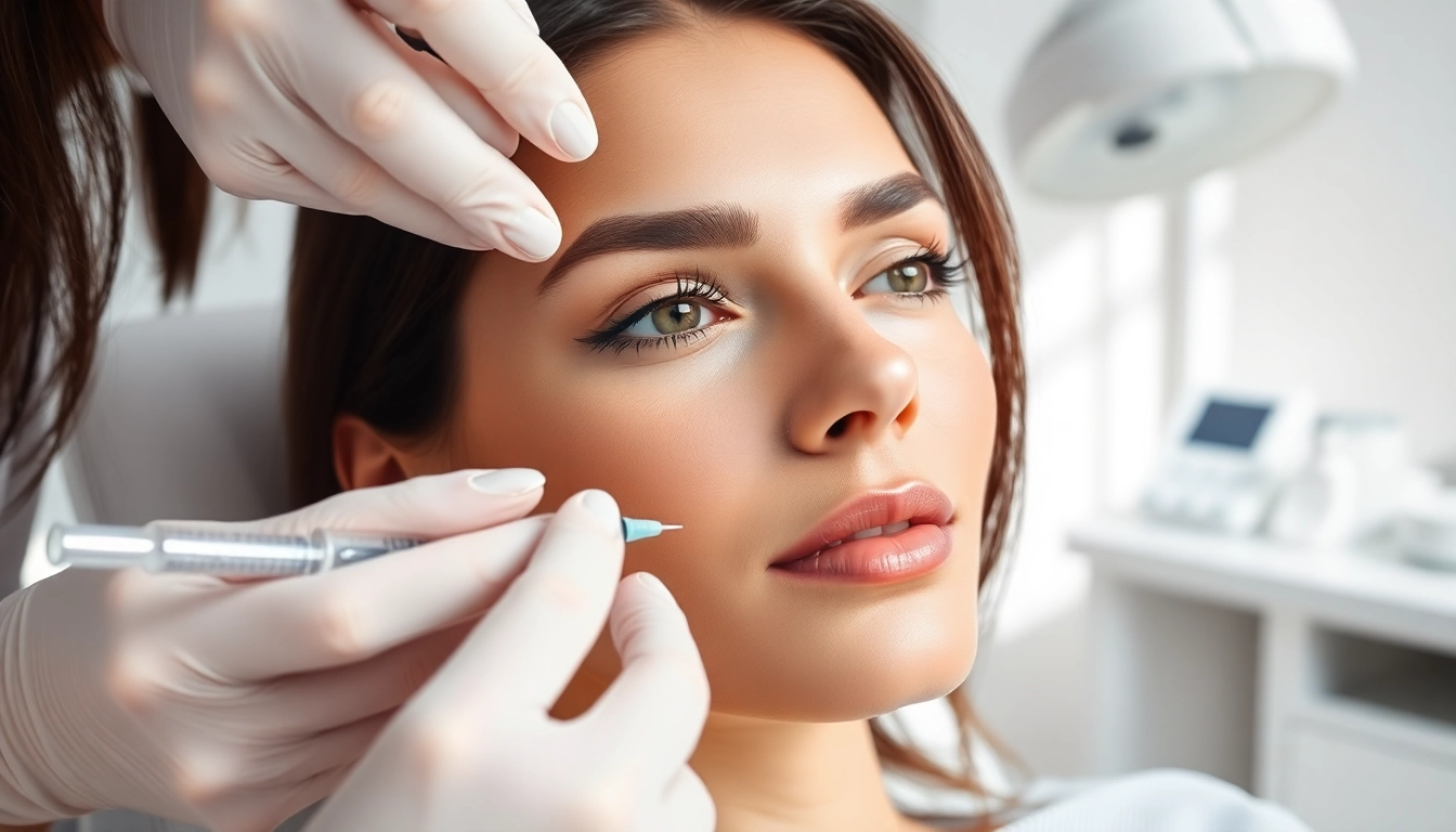 Enhancing facial features with restylane filler in a serene medspa setting.
