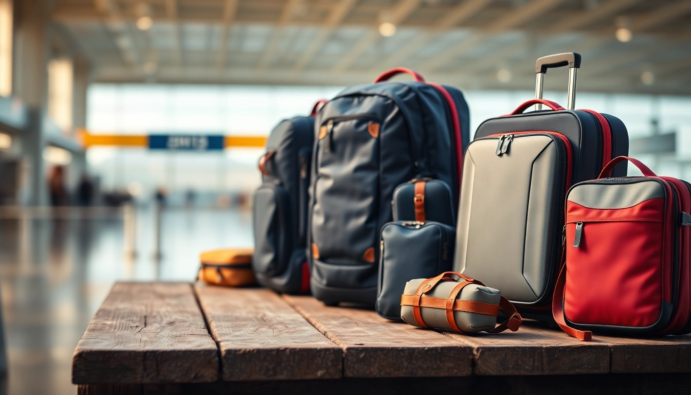 Discover versatile travel gears for your adventures, showcasing stylish backpacks and luggage.