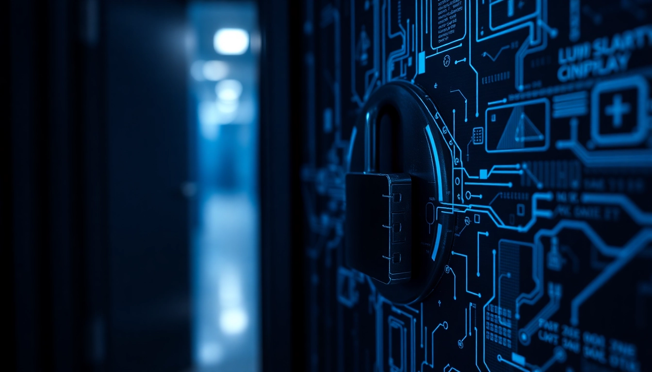Inatogel security breach notification illustrating blocked access message with digital padlock.